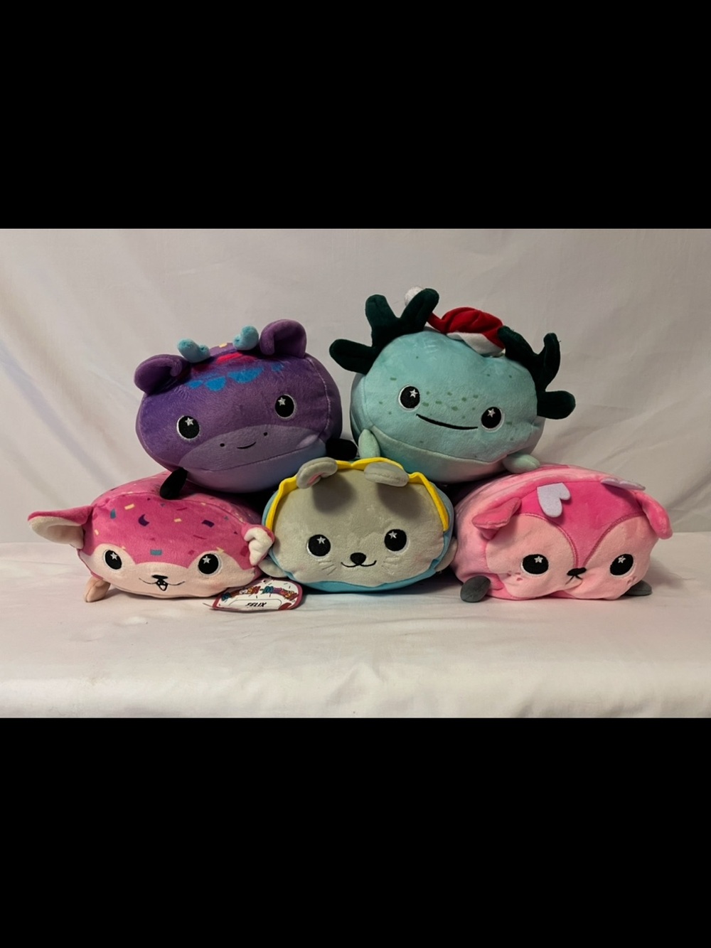 MOOSH MOOSH Plush Animal Bundle (set of 5)- Multicolor Squishmallow-Style